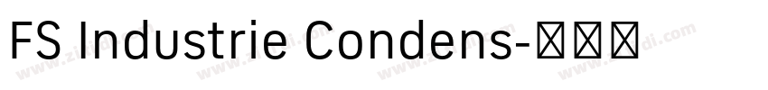 FS Industrie Condens字体转换 FS Industrie Condens字体转换